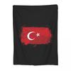The Republic Of Turkey Flag Blankets Soft Warm Flannel Throw Blanket Bedding for Bed Living Room Picnic Travel Home Couch