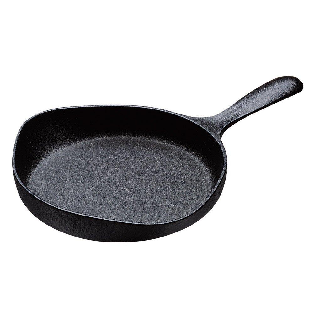 Sori Yanagi Nanbu Tekki Mini Pan 16cm with a Simple Design That Can Be Used As Is for the Dining Table Made In Japan with Stainless Steel Lid