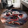 Personalized Charles Leclerc Round Chair Office Rug - Perfect for Mat, Office Chair & More - Ideal Gift for Birthdays and Holidays