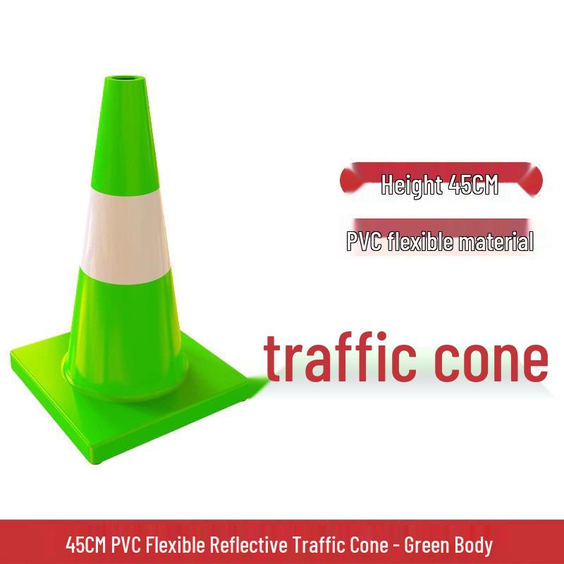 70cm PVC Reflective Traffic Cone - Road Safety Warning Cone & Barrier
