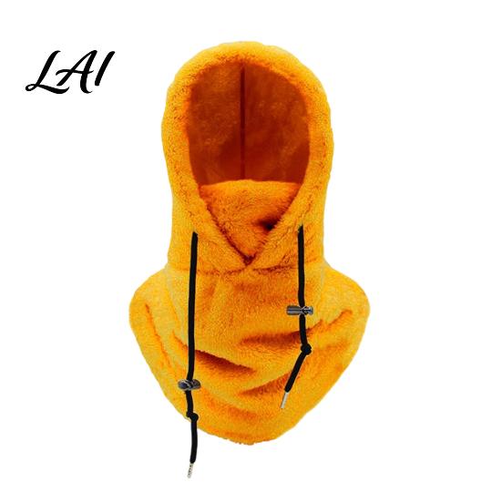 Motorcycle Riding Neck Warmer Balaclava Fleece Ski Mask Winter Windproof Arctic Velvet Thermal Face Cover Comfortable for Outdoor Sports Cycling