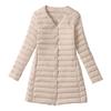 Women Winter Coats Autumn Winter O-Neck Female Thin Duck Down Jackets Portable Windproof Puffer Parkas