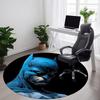 1 Peça Tapete Redondo de Escritório Batman, Para Sob Cadeiras de Escritório Quarto Sala de Estar Decoração de Casa, Decoração de Quarto, Disponível em Vários Tamanhos