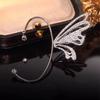 Elegant Zirconia Butterfly Ear Cuff - Non-Piercing, Niche Design