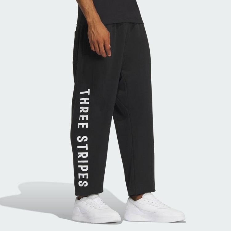 Adidas Graphic Waist Jogger Pants Unisex Bottoms Black IS5149
