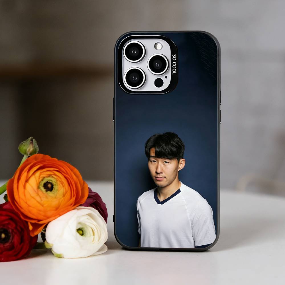 S-Son Heung-min Phone Case For iPhone 17,16,15,14,13,12,11 Plus,Pro Max,XS,Colorful Silver Phone Case Funda Cover