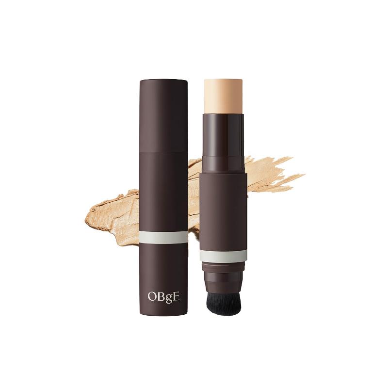 

[OBGE] Natural Cover Foundation Stick 13g (3 Colors) SPF50+ PA++++ All-in-One Pore Blurring & Concealing Stick for Men 01 Ivory