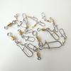 American Enhanced Brooch: Copper & Stainless Steel 8-Shaped Strong Pin Lure Snap for Fishing