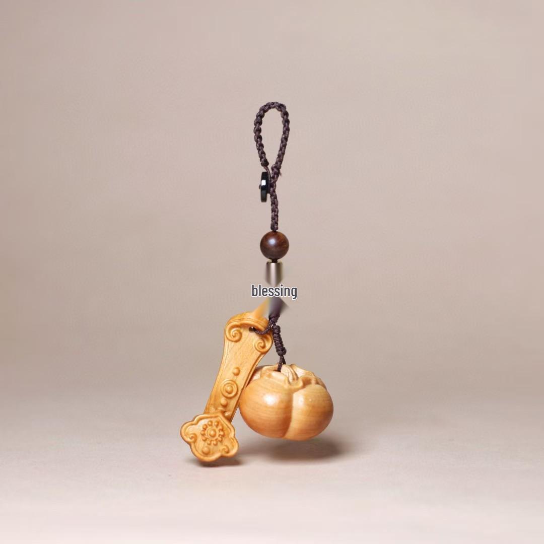 Набор брелоков «Арахис Хурма Руйи»: Оригинальный дизайн, Безопасный, Талисман на удачу, Украшение