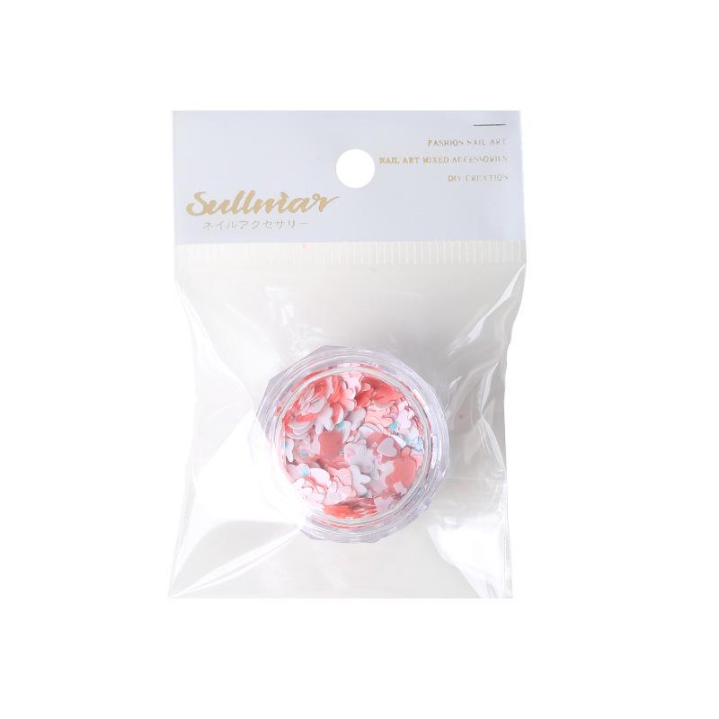 Nagelkunst Mix Glitzer Pailletten: Hasen-, Herz-, Sternenstaub- & Feen-Designs