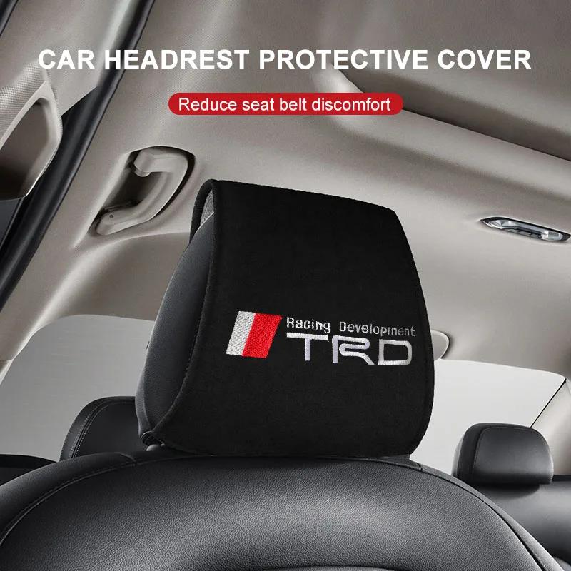 Car Seat Back Headrest Pillow Dustproof Cover for Toyota Trd C-hr Prado Rav4 Yaris Hilux Prius Avensis Corolla Camry Car Goods