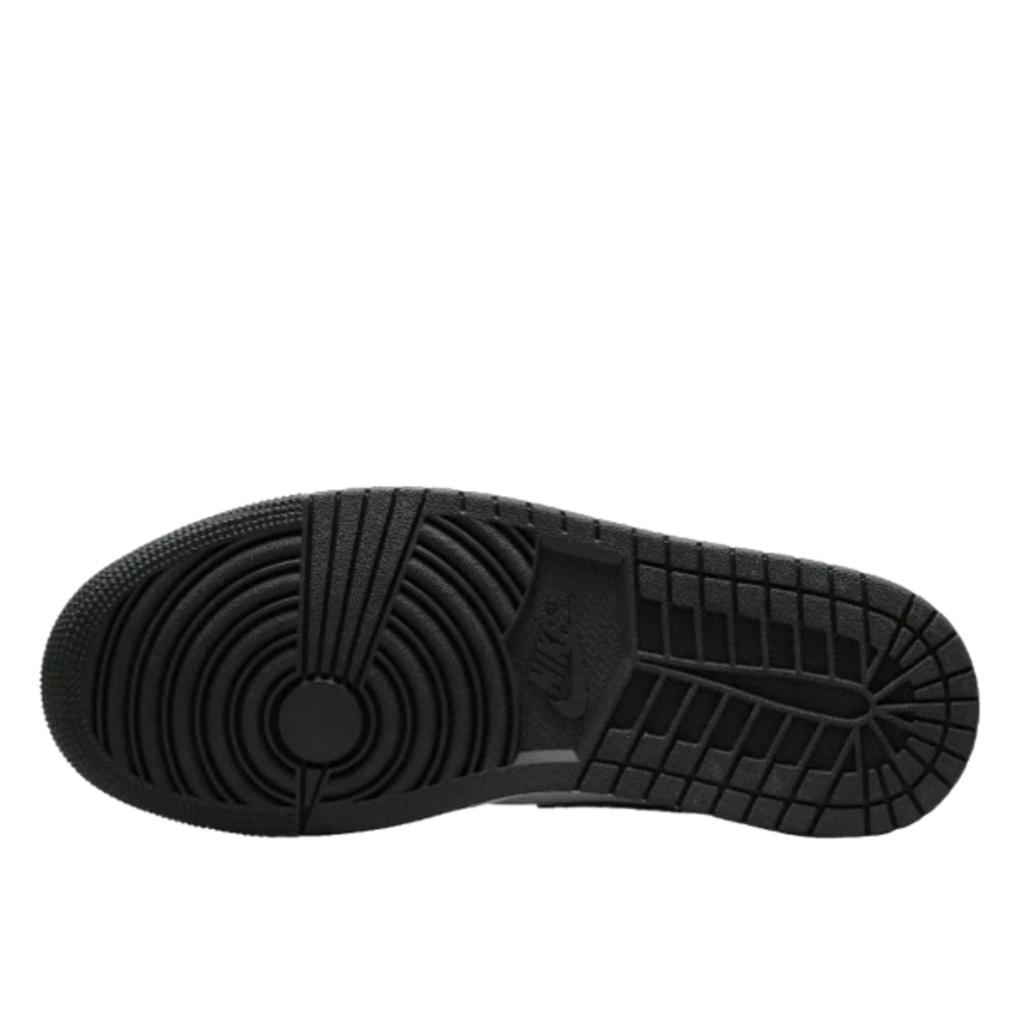 Air Jordan 1 Mid White Light Smoke Grey