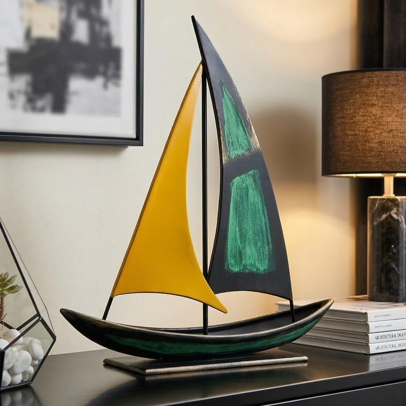 Sailboat Ornament Minimalist Exquisite Living Room TV Cabinet Office Light Luxury High Grade Decor Home Decoration