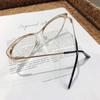 Vintage Metal Cat-Eye Myopia Glasses Ultra Light Hd Blue Light Blocking Eyeglasses Prescription Myopia Eyewear  0 To -4.0