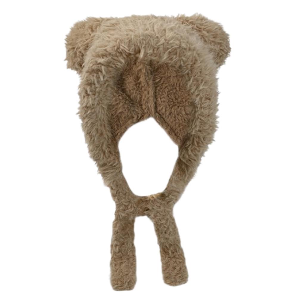 Cartoon Plush Pullover Hats Soft Cute Cat Ear Hat Y2K Ear Protection Hat  Outdoor