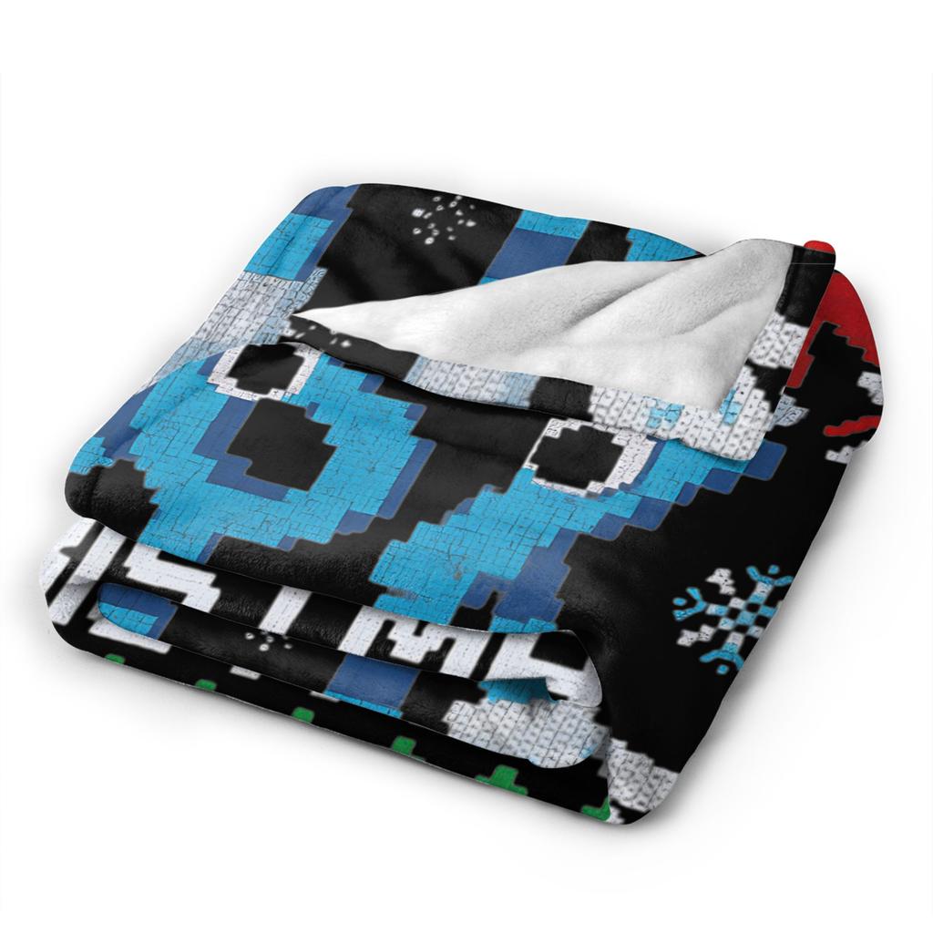 Funny Six Seven 6 7 Meme Flannel Blanket Winter Super Warm Bedding Throws Students Couch Bed Pattern Bedspread Sofa Bed Cover
