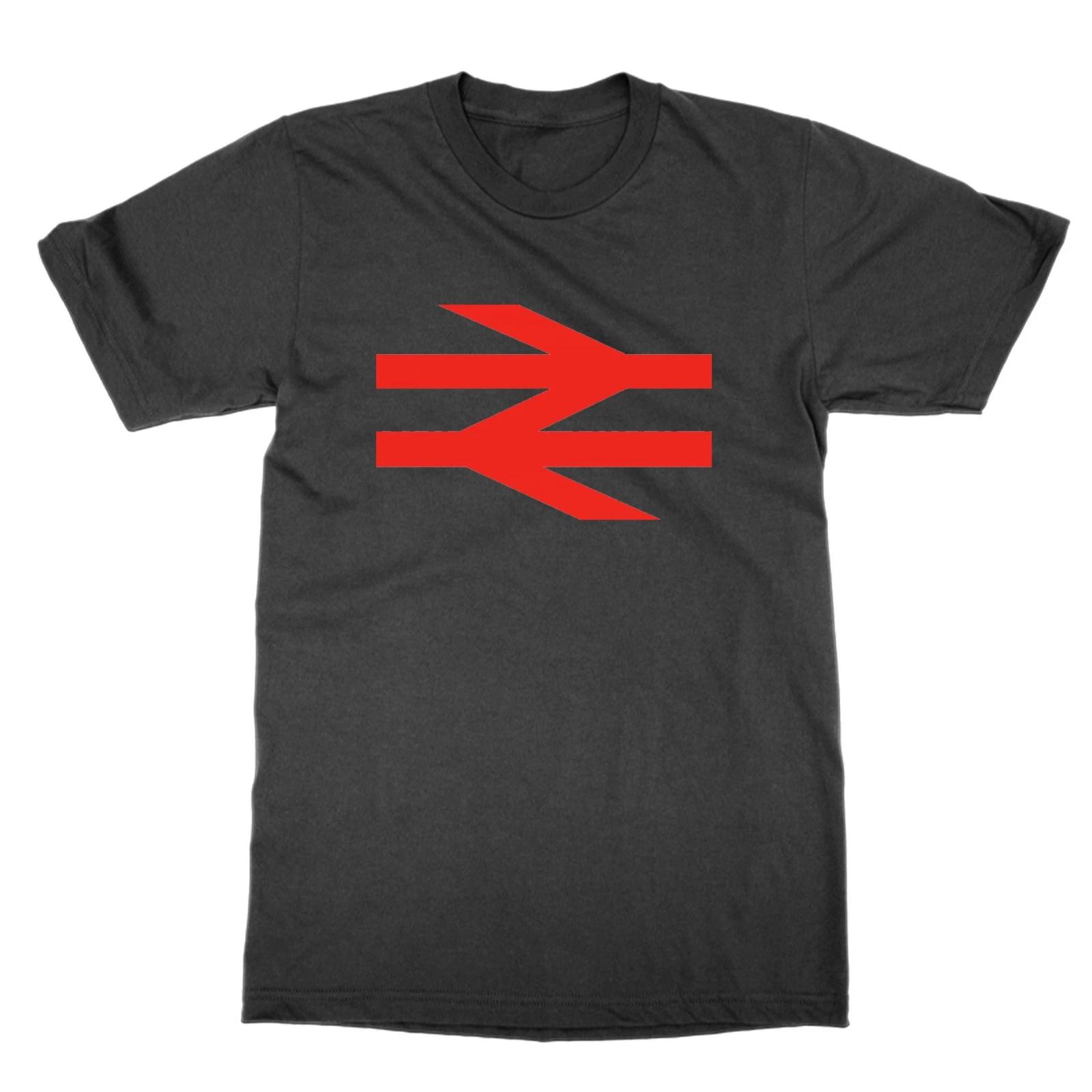 British Railways Logo T Shirt Funny Top Trains Gift Trainspotter 2XL
