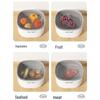 Multifunctional Ultrasonic Vegetable & Fruit Washer with Large Capacity Basin and Drain Basket