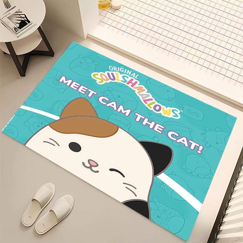 squishmallows Print Area Rug - Soft,Washable Non-Slip Indoor Mat,Living Room,Home Office Decorative Rug