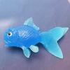 Goldfisch Modell Bunt Cartoon Fisch Serie Miniatur Figur Ornament Weiches TPR Meerestier Fisch Figur Kinder Angelspielzeug Aquarium Dekoration