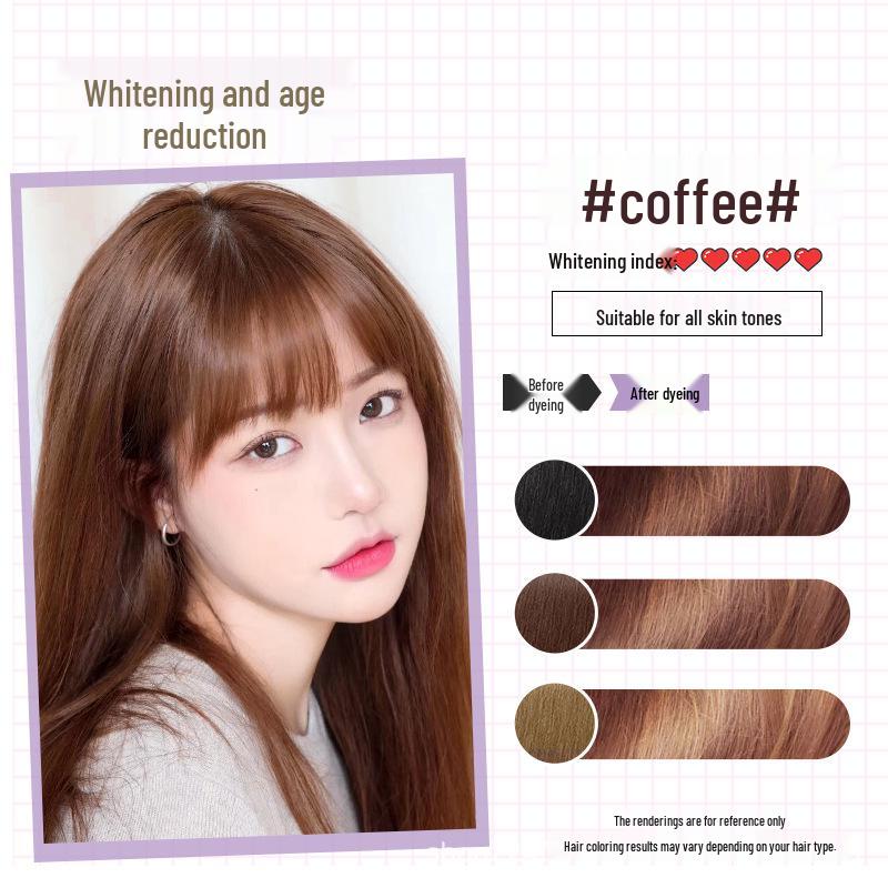 

Yuekesi Pure Plant Bubble Hair Dye, 200ml - Home DIY Hair Color for Gray Coverage, Includes 5 Free Hair Mask Sachets for Men and Women 200ml