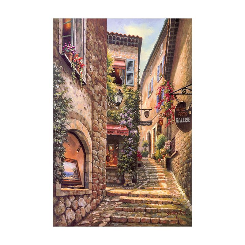 

Современная башня здание Красный автобус любовник холст картина постер город настенное искусство печать декоративная картина современная гостиная домашний декор без рамы 20x30cm