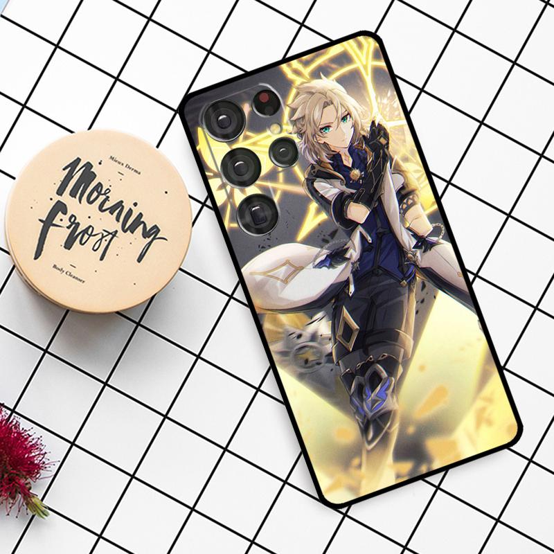 Albedo Genshin Impact Case For Samsung Galaxy S24 FE S20 FE S21 S22 S23 S24 S25 Ultra S9 S10 S25 Plus Phone Cover