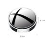 New 2pcs Convex Mounted Auxiliary Rear-view Mirror 360 Degree Rotation Wide-angle Round Frame Blind Spot Rear-view