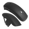GN125 Retro Matte Black Front & Rear Motorcycle Fender Mudguards
