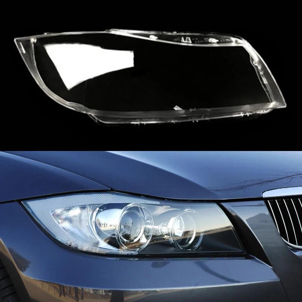 TXDQ1 Car Headlight Cover Transparent Lampshade Lamp Glass Lens Shell For BMW 3 Series E90 E91 318 320 325 328 335 2005~2012 Xenon