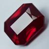 10.30 Ct   Loose Gemstone Red Emerald Cut  Extremely Rare Natural Ruby
