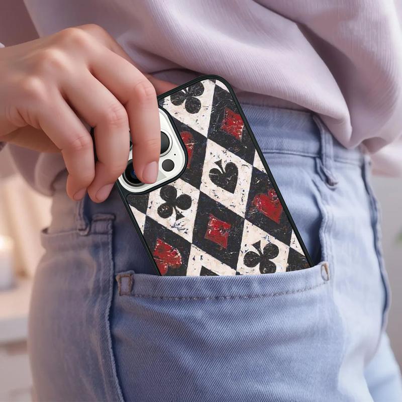 Cards Casino Ace Of Spades Phone Case For iPhone 17 Air 15 16e 14 13 Pro Max Coque 12 11 Pro Max PLUS cover