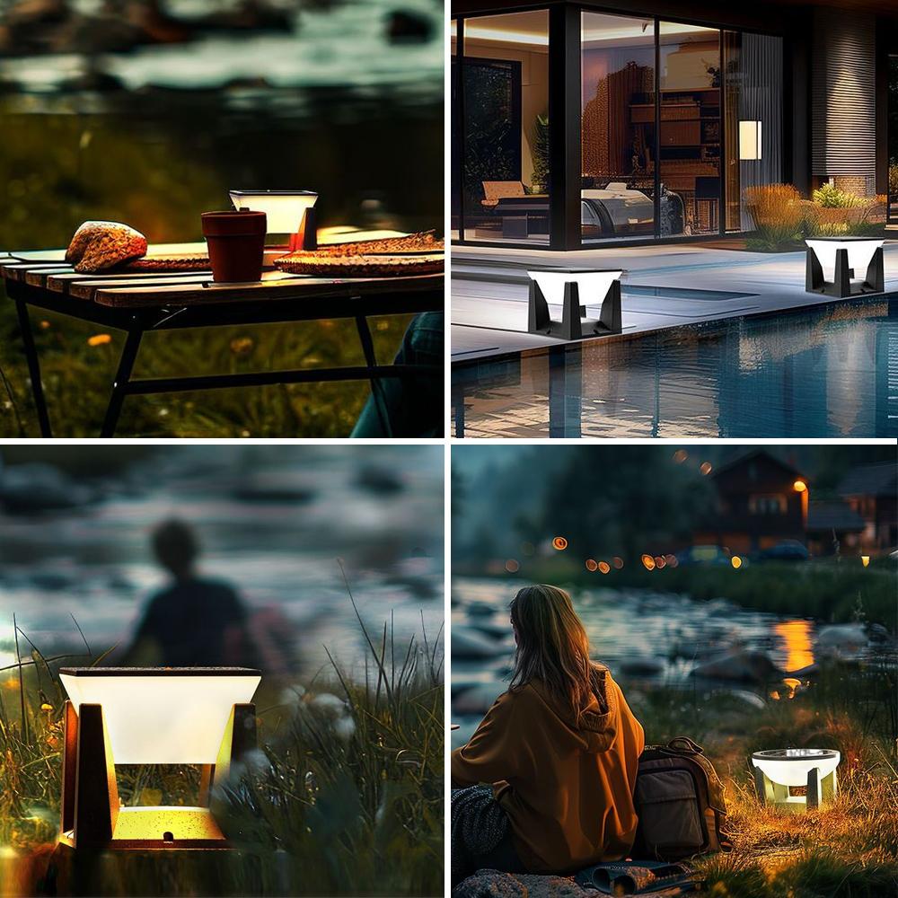 Solar Post Lights Outdoor Solar Pillar Cap Lantern Waterproof 3 Color Mode Fence Post Solar Light Deck Garden Patio Decor