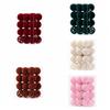 24pcs/Set Sparkling Christmas Spheres 4CM Xmas Window Decor Christmas Tree Props  Festive Decoration