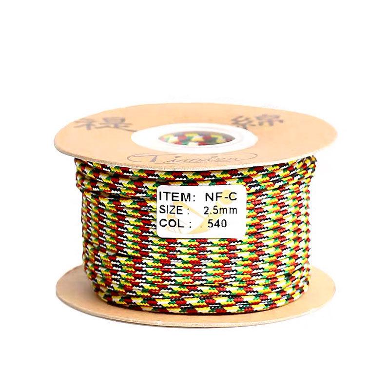 Five-Color Bracelet Weaving Rope: Vajra Jade Thread for Wenwan, Buddhist Beads, Star Moon Bodhi & Beading Strings