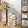 Drawer Desktop Storage Box Desk Stationery Storage Multifunctional Dustproof Large Capacity Office Shelf Utensils