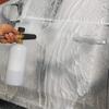 33.81 oz foam gun with 5-color nozzle tip and brass quick connector, with 1/4 quick plug, for car washing