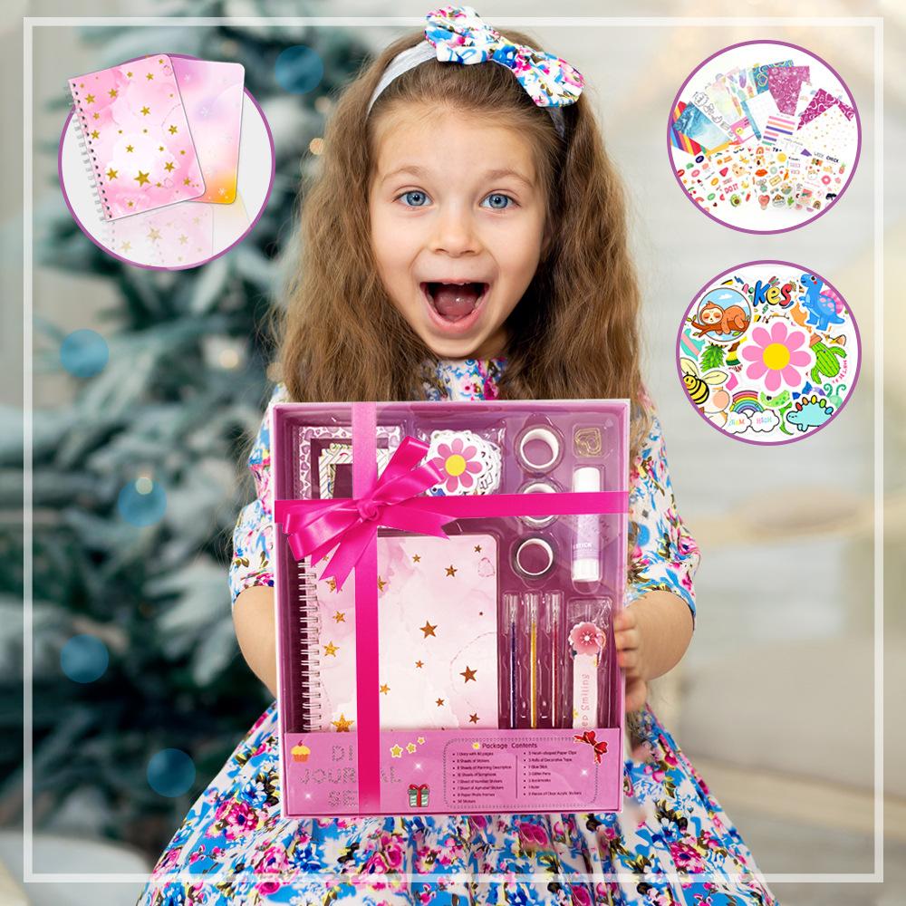 DIY Sticker Set for Kids Diary Journal Scrapbook for Teens Birthday Gift Craft Notebook