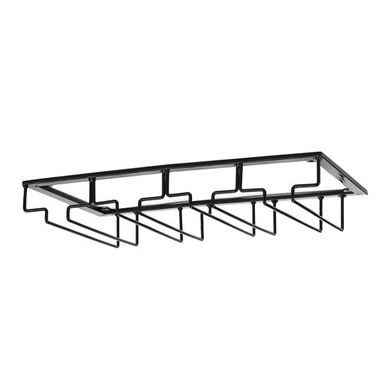 Soporte para copas de vino, soporte para colgar en la parte superior, organizador de soporte de exhibición para copas