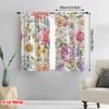 2 ks, 2D plošný tisk Minimalistické závěsy Kvetoucí tapiserie 100% polyester (bez tyče) Art Deco Slavnostní Ideální do ložnice &