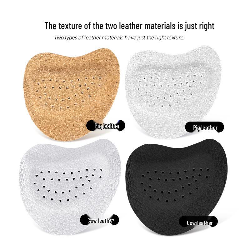 Self-Adhesive Leather Forefoot Pads: Anti-Slip, Shock-Absorbing, Soft Pads for Sandals