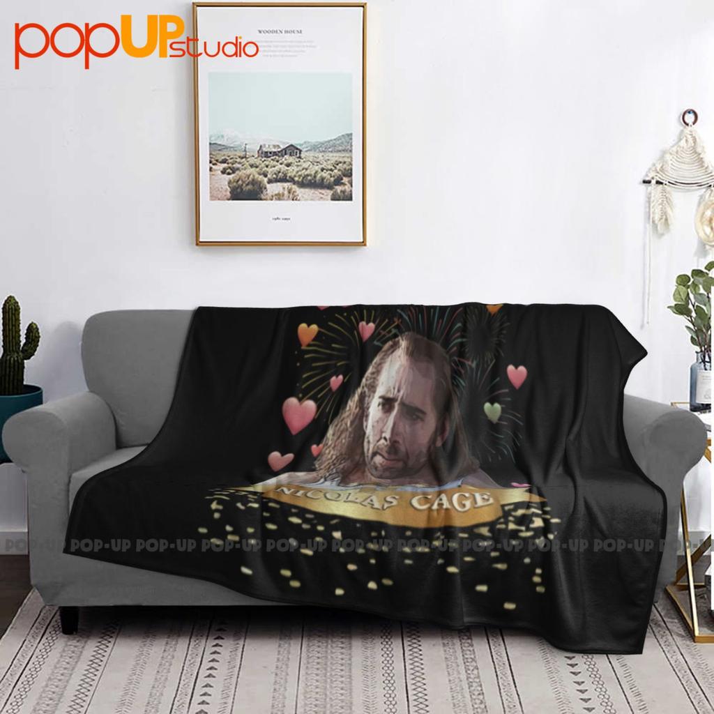 Nicolas Cage Ultra-Soft Blanket Quilt Winter Sofa Cover Bed Covers