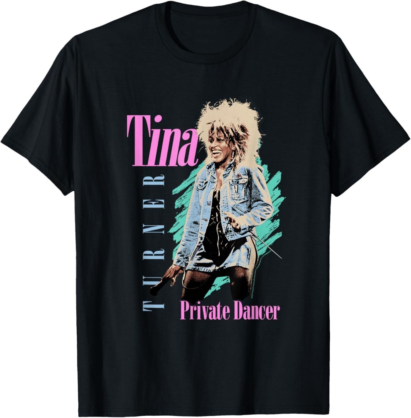 Official Tina Turner Private Dancer Artwork T-Shirt S разноцветный