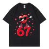 Day Six Seven Meme Graphic T Shirts Men Women Clothing Harajuku Y2k Oversized Tshirts Summer Casual Cotton Short Sleeve Tshirt