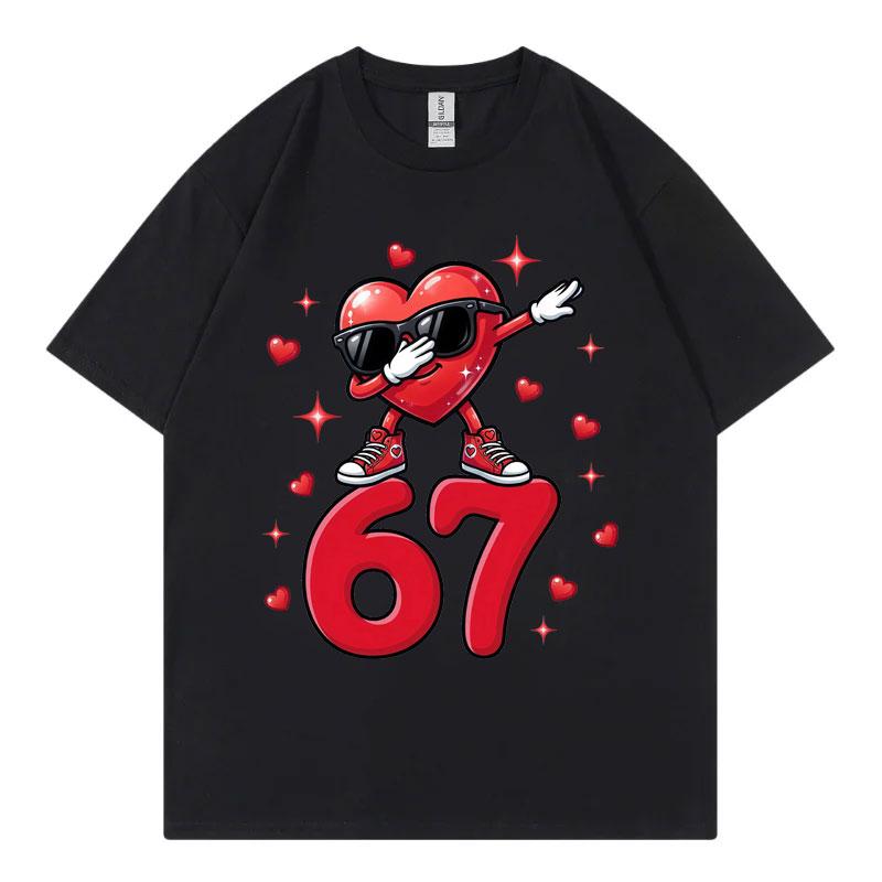 Day Six Seven Meme Graphic T Shirts Men Women Clothing Harajuku Y2k Oversized Tshirts Summer Casual Cotton Short Sleeve Tshirt