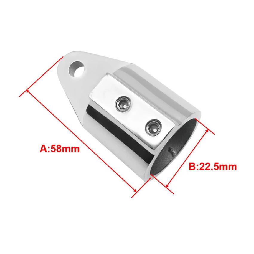 22mm 25mm Marine Boat Bimini Top Deck Hinge Mount Fitting 316 Stainless Steel Hardware Boat Accessories 22mm Eye End