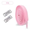 Silver Diamond Lock Shoelaces without ties Flat Shoelace for Shoes accessories Elastic Laces Sneakers Tennis No Tie Shoe laces