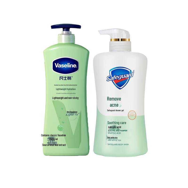 

Vaseline Aloe Fresh Body Lotion & White Tea Shower Gel Set