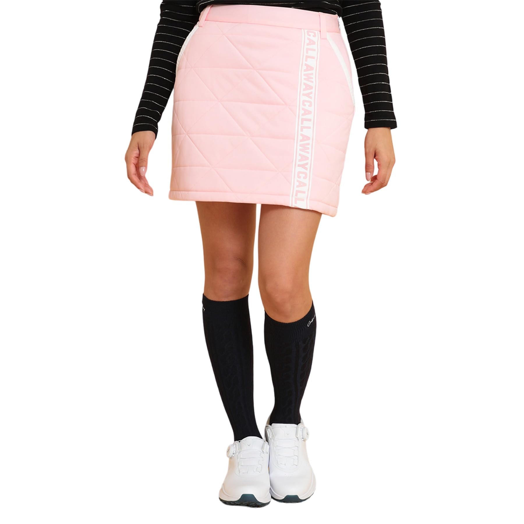 

Callaway Star Stretch Skirt Golf C24228209 Women s (Water-Repellent, Breathable, Windproof) / / 1091_Pink
