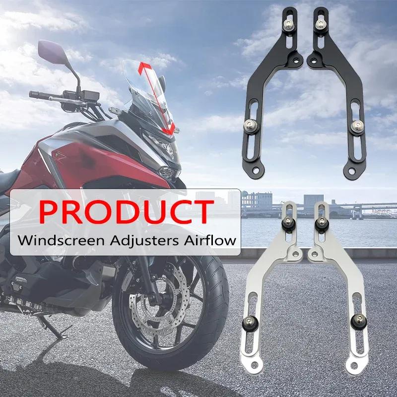 Motorcycle Windscreen Adjusters Airflow Adjustable Windscreen Wind Bracket For HONDA NC750X NC 750X NC750 X 2021 2022 2023